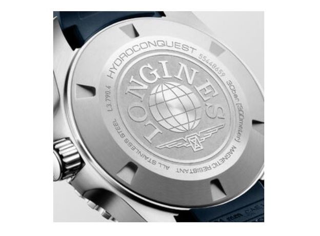 Longines L3.790.4.96.9 HydroConquest GMT, фото 6 | Интернет-магазин оригинальных часов и аксессуаров
