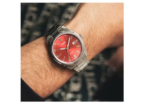 CASIO MTP-1302PD-4AVEF, Варіант кольору: Червоний, фото 4 | Интернет-магазин оригинальных часов и аксессуаров