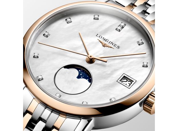 Longines L4.330.5.87.7 Elegant Collection Moonphase, фото 3 | Интернет-магазин оригинальных часов и аксессуаров