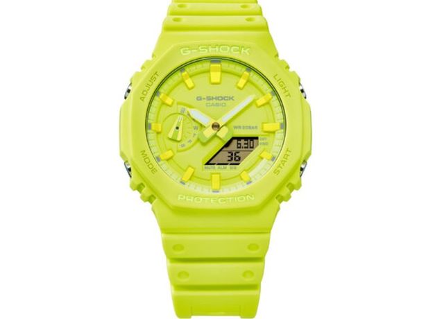 CASIO GA-2100-9A9ER, Варіант кольору: Жовтий, фото 2 | Интернет-магазин оригинальных часов и аксессуаров