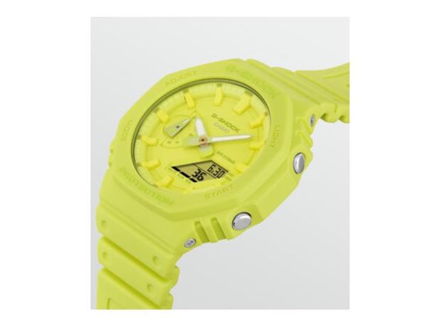 CASIO GA-2100-9A9ER, Варіант кольору: Жовтий, фото 4 | Интернет-магазин оригинальных часов и аксессуаров