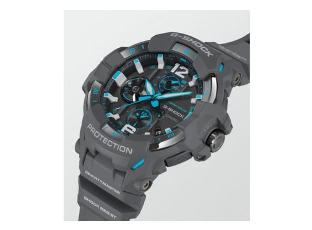 CASIO GR-B300-8A2ER GRAVITYMASTER, Вариации товара: Черный/Голубой, фото 2 | Интернет-магазин оригинальных часов и аксессуаров