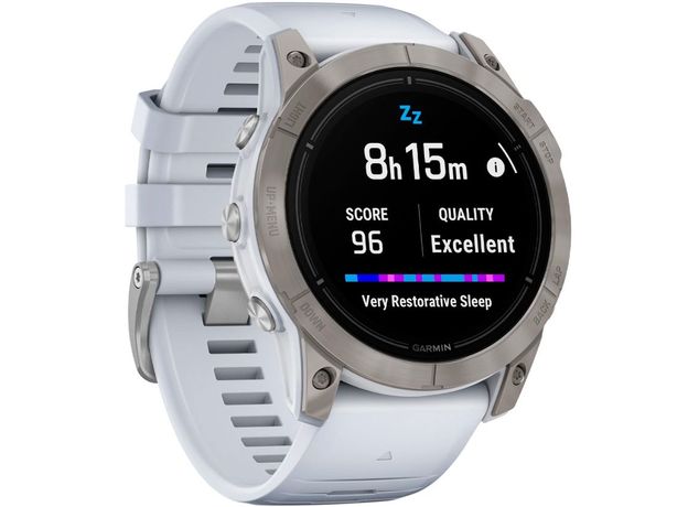 Garmin 010-02804-11 Epix Pro Gen 2 Sapphire Edition Titanium with Whitestone Band, фото 2 | Интернет-магазин оригинальных часов и аксессуаров