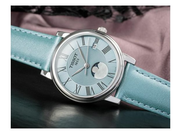 TISSOT T122.223.16.353.00 CARSON PREMIUM LADY MOONPHASE, фото 3 | Интернет-магазин оригинальных часов и аксессуаров