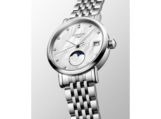 Longines L4.330.4.87.6 Elegant Collection Moonphase, фото 2 | Интернет-магазин оригинальных часов и аксессуаров