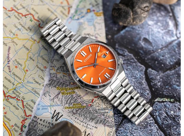 CITIZEN NJ0151-88Z Tsuyosa, Варіант кольору: Помаранчевий, фото 7 | Интернет-магазин оригинальных часов и аксессуаров