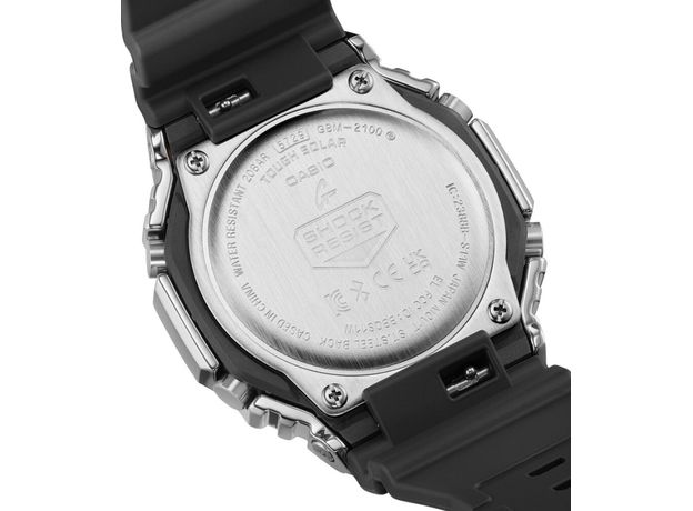 CASIO GBM-2100A-1A3ER Bluetooth, Варіант кольору: Сталевий/Зелений, фото 4 | Интернет-магазин оригинальных часов и аксессуаров