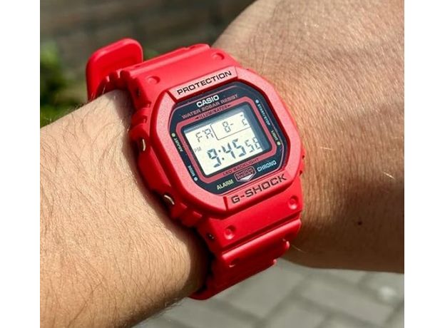 CASIO DW-5600EP-4ER, Варіант кольору: Світлий/Червоний, фото 5 | Интернет-магазин оригинальных часов и аксессуаров