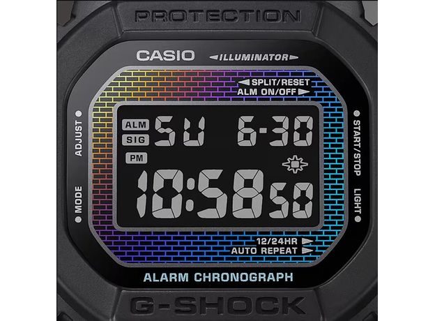 CASIO DW-5600RW-1ER, Варіант кольору: Чорний/Різнокольоровий, фото 2 | Интернет-магазин оригинальных часов и аксессуаров