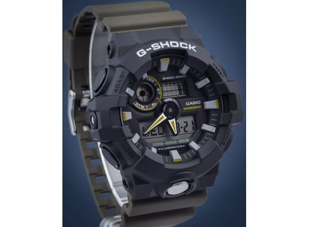 CASIO GA-710TU-1A3ER, Варіант кольору: Чорний/Коричневий, фото 2 | Интернет-магазин оригинальных часов и аксессуаров