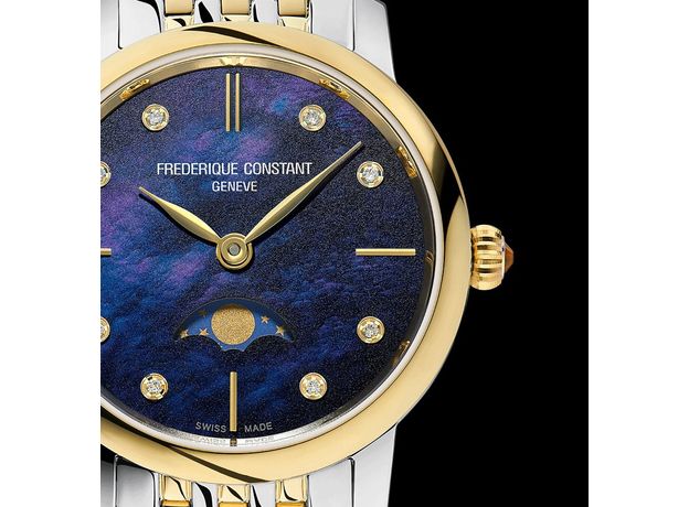 Frederique Constant FC-206MPND1S3B Slimline Ladies Moonphase, фото 4 | Интернет-магазин оригинальных часов и аксессуаров