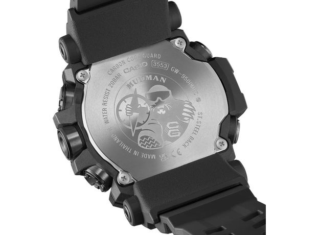 CASIO GW-9500MEC-1ER MUDMAN, Варіант кольору: Чорний/Чорний, фото 5 | Интернет-магазин оригинальных часов и аксессуаров