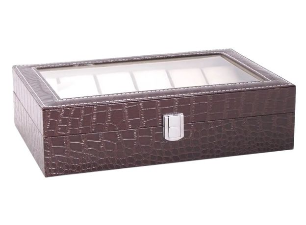 Шкатулка CRAFT 12PU.CROC.BR, фото 2 | Интернет-магазин оригинальных часов и аксессуаров