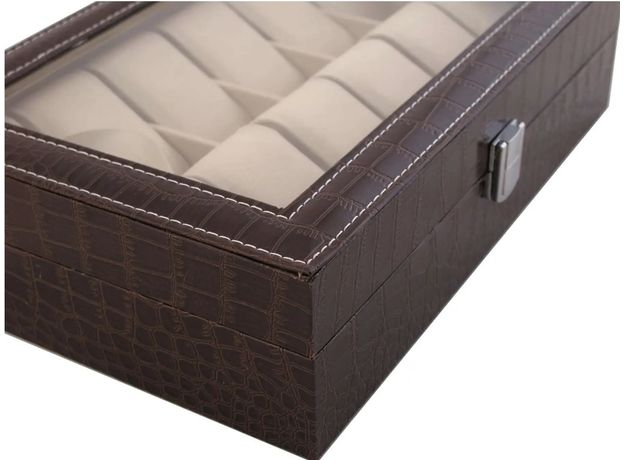 Шкатулка CRAFT 12PU.CROC.BR, фото 4 | Интернет-магазин оригинальных часов и аксессуаров