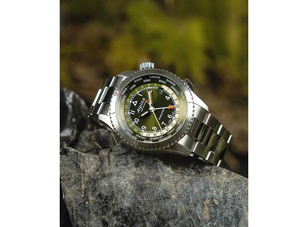 ALPINA AL-255GR4S26B Startimer Pilot, фото 4 | Интернет-магазин оригинальных часов и аксессуаров