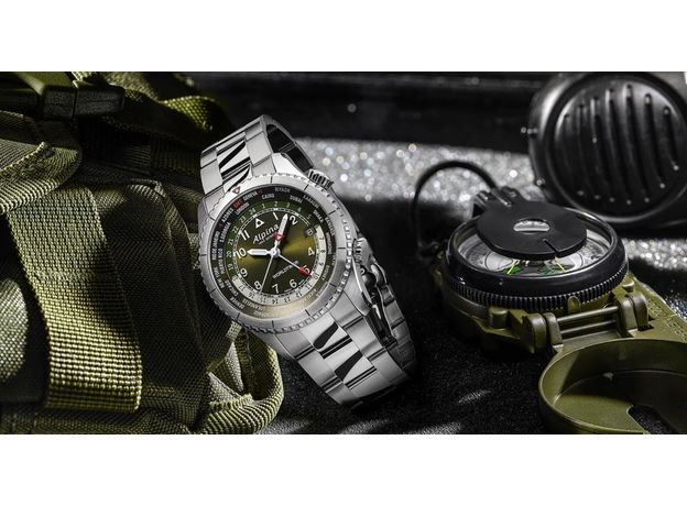 ALPINA AL-255GR4S26B Startimer Pilot, фото 5 | Интернет-магазин оригинальных часов и аксессуаров