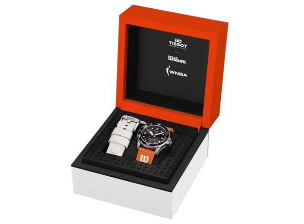 TISSOT T120.807.17.051.00 SEASTAR 1000 POWERMATIC 80 40MM WILSON WNBA SPECIAL EDITION, фото 8 | Интернет-магазин оригинальных часов и аксессуаров