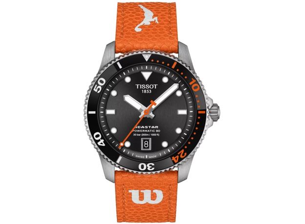 TISSOT T120.807.17.051.00 SEASTAR 1000 POWERMATIC 80 40MM WILSON WNBA SPECIAL EDITION, фото 2 | Интернет-магазин оригинальных часов и аксессуаров
