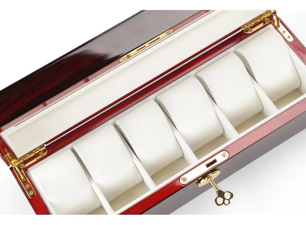 Шкатулка CRAFT 6WB.RED.DARK.KY, фото 4 | Интернет-магазин оригинальных часов и аксессуаров