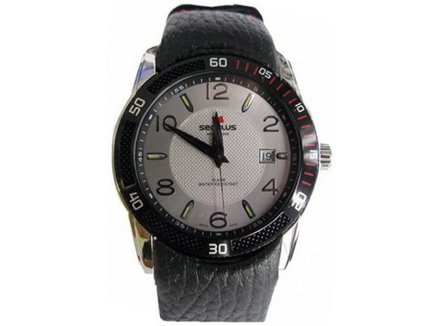 Seculus 4487.2.715 wht, ss tp-b red tracks, blk red strap | Интернет-магазин оригинальных часов и аксессуаров