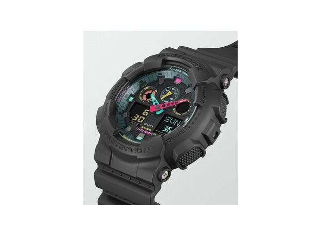 CASIO GA-100MF-1AER, Варіант кольору: Чорний/Різнокольоровий, фото 3 | Интернет-магазин оригинальных часов и аксессуаров