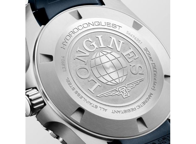 Longines L3.890.4.96.9 HydroConquest GMT, фото 5 | Интернет-магазин оригинальных часов и аксессуаров