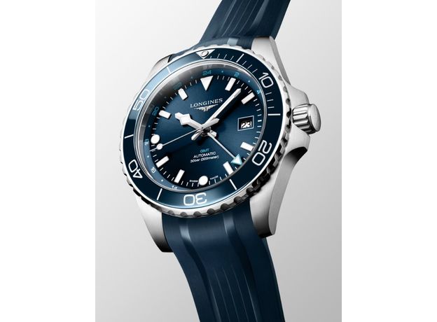 Longines L3.890.4.96.9 HydroConquest GMT, фото 3 | Интернет-магазин оригинальных часов и аксессуаров