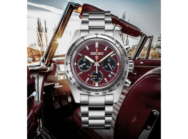 SEIKO SSC953P1 PROSPEX SPEEDTIMER EUROPEAN EXCLUSIVE FACTORY RED, фото 4 | Интернет-магазин оригинальных часов и аксессуаров