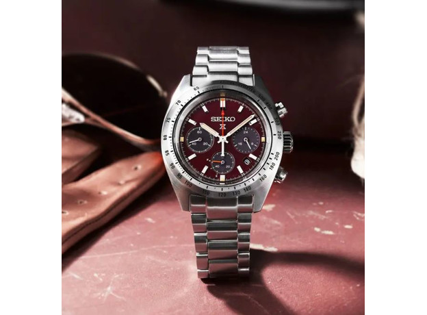 SEIKO SSC953P1 PROSPEX SPEEDTIMER EUROPEAN EXCLUSIVE FACTORY RED, фото 5 | Интернет-магазин оригинальных часов и аксессуаров