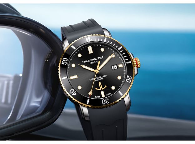 Emile Chouriet 08.1169.G.6.AK.53.8 Challenger Deep 42 mm, фото 7 | Интернет-магазин оригинальных часов и аксессуаров