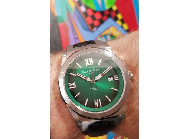 Emile Chouriet 08.1170.G.6.6.E8.2 Ice Cliff 40 mm, фото 5 | Интернет-магазин оригинальных часов и аксессуаров