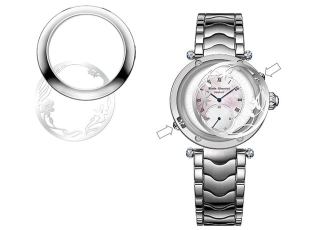 Emile Chouriet 60.2187.L.6.6.05.6 Fair Lady Fairy Flower 29mm, фото 4 | Интернет-магазин оригинальных часов и аксессуаров