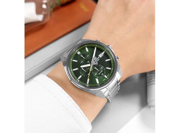 CASIO EFV-610D-3CVUEF, Варіант кольору:  Сірий/Зелений, фото 2 | Интернет-магазин оригинальных часов и аксессуаров