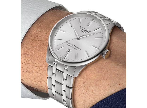 TISSOT T139.807.11.031.00 CHEMIN DES TOURELLES POWERMATIC 80, фото 5 | Интернет-магазин оригинальных часов и аксессуаров