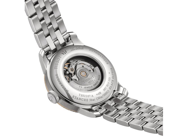 TISSOT T932.207.41.036.00 LE LOCLE 29mm STEEL & 18K GOLD BEZEL, фото 5 | Интернет-магазин оригинальных часов и аксессуаров