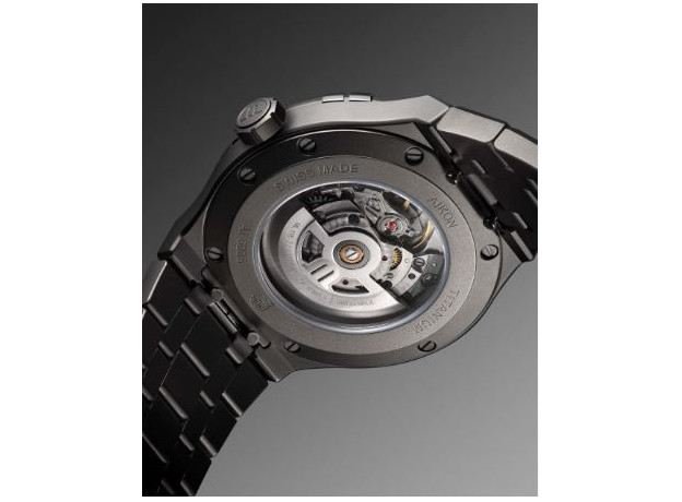 Maurice Lacroix AI6008-TT032-230-1 AIKON Automatic Date 42mm - Titanium - Grey, Clous de Paris patterned - Titanium, фото 4 | Интернет-магазин оригинальных часов и аксессуаров