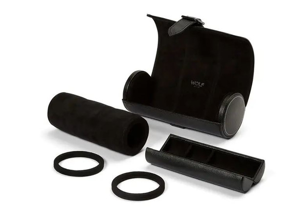 Скринька WOLF 792902 British Racing Triple Watch Roll, фото 2 | Интернет-магазин оригинальных часов и аксессуаров