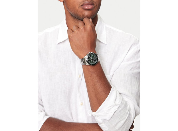 CASIO EFR-526D-3AVUEF, Вариации товара: Стальной/Зеленый, фото 3 | Интернет-магазин оригинальных часов и аксессуаров