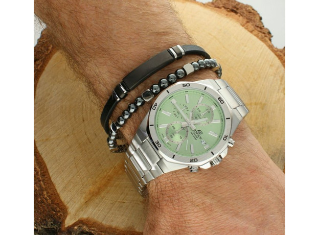 CASIO EFV-640D-3AVUEF, Варіант кольору: Сталевий/Зелений, фото 4 | Интернет-магазин оригинальных часов и аксессуаров