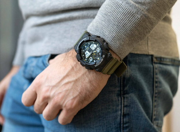 CASIO GA-100TU-1A3ER, Вариации товара: Коричневый, фото 4 | Интернет-магазин оригинальных часов и аксессуаров