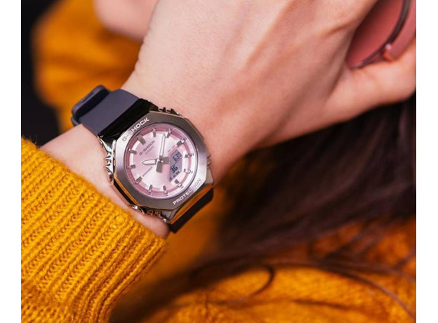 CASIO GM-S2110-4AER, Варіант кольору: Рожевий, фото 4 | Интернет-магазин оригинальных часов и аксессуаров