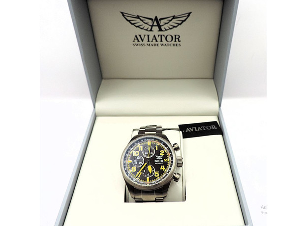 Aviator V.4.26.7.176.5  Airacobra P45 Chrono Auto, фото 3 | Интернет-магазин оригинальных часов и аксессуаров