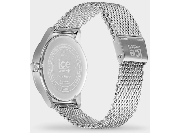 ICE-WATCH DK-023795 ICE steel solar Silver Black, фото 4 | Интернет-магазин оригинальных часов и аксессуаров