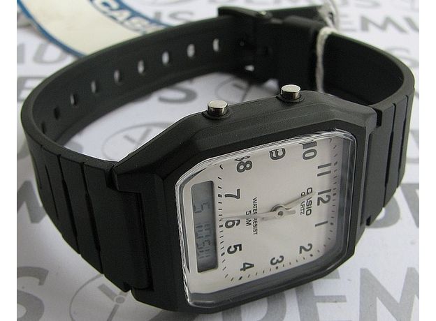 CASIO AW-48H-7BVEF, Варіант кольору: Чорний/Білий, фото 2 | Интернет-магазин оригинальных часов и аксессуаров