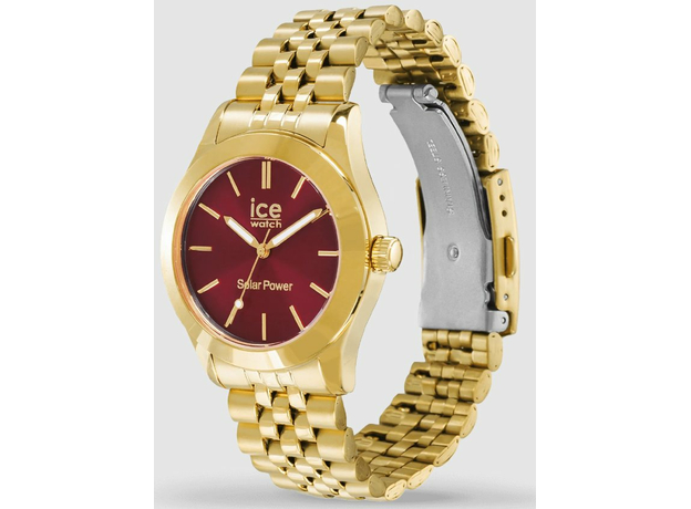ICE-WATCH DK-023793 ICE steel solar Gold Burgundy, фото 2 | Интернет-магазин оригинальных часов и аксессуаров