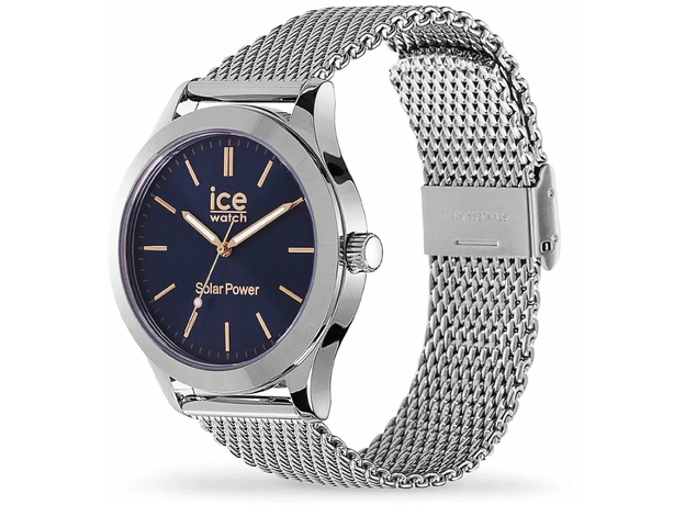 ICE-WATCH DK-023794 ICE steel solar Silver Dark Blue, фото 2 | Интернет-магазин оригинальных часов и аксессуаров
