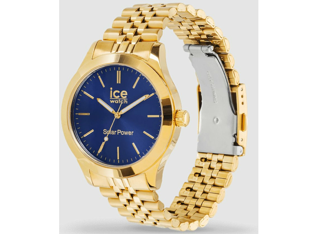 ICE-WATCH DK-023798 ICE steel solar Gold Blue, фото 2 | Интернет-магазин оригинальных часов и аксессуаров