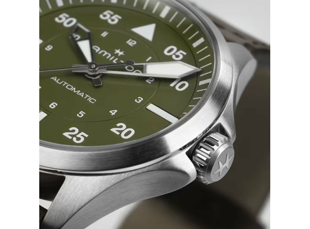 Hamilton H76305560 Khaki Aviation Pilot Auto 39mm, фото 4 | Интернет-магазин оригинальных часов и аксессуаров