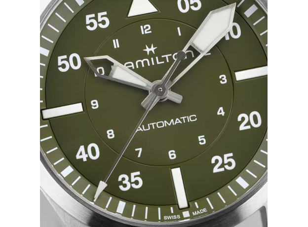 Hamilton H76305560 Khaki Aviation Pilot Auto 39mm, фото 5 | Интернет-магазин оригинальных часов и аксессуаров