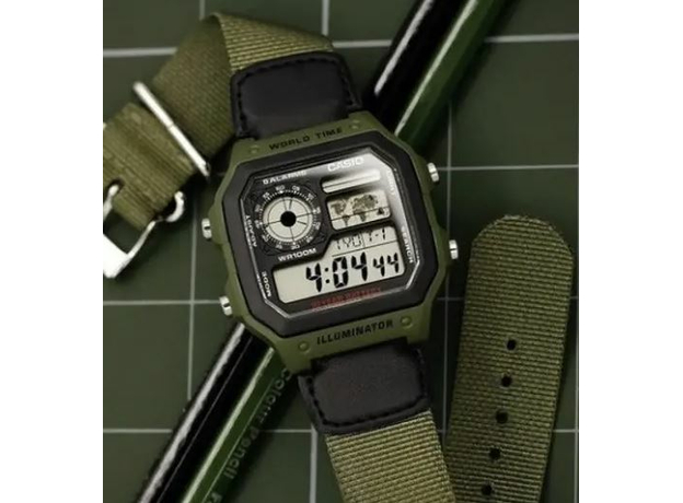 CASIO AE-1200WHB-3BVDF Exclusive, фото 3 | Интернет-магазин оригинальных часов и аксессуаров